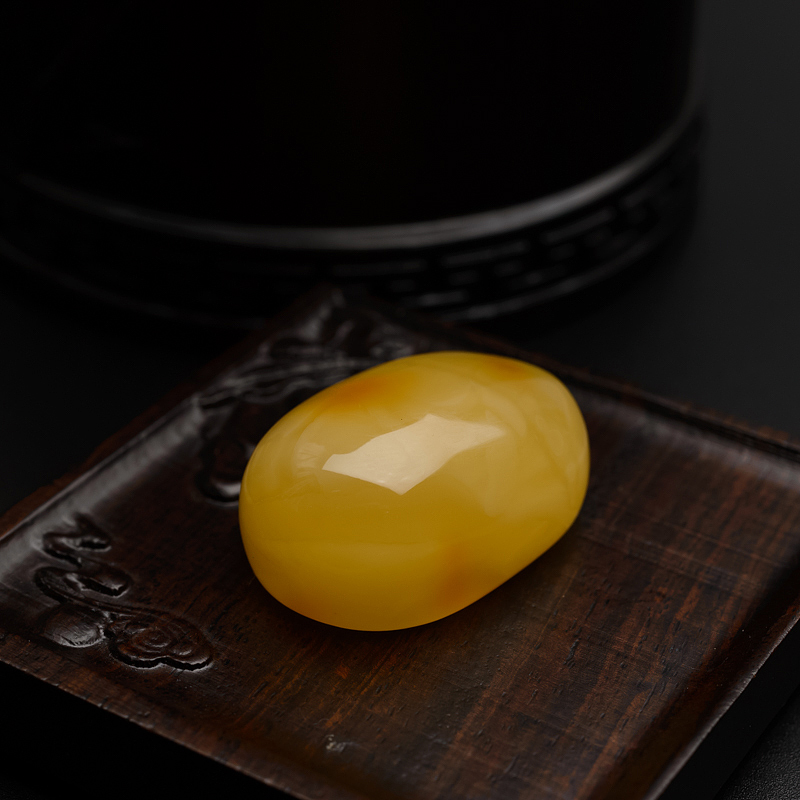 波罗的海鸡油黄蜜蜡吊坠 - 红掌柜