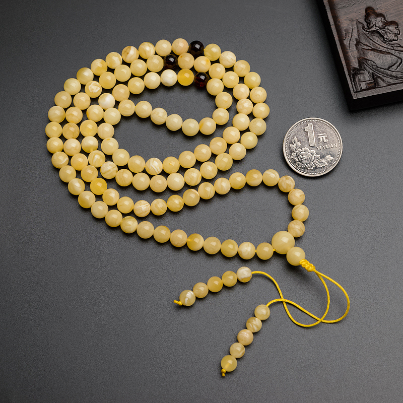 蜜蜡佛珠 - 红掌柜