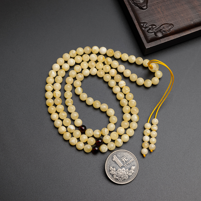 蜜蜡佛珠 - 红掌柜