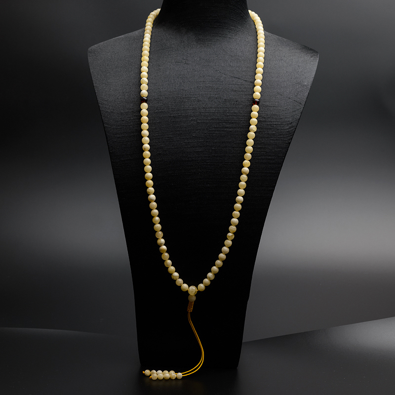 天然蜜蜡佛珠 - 红掌柜