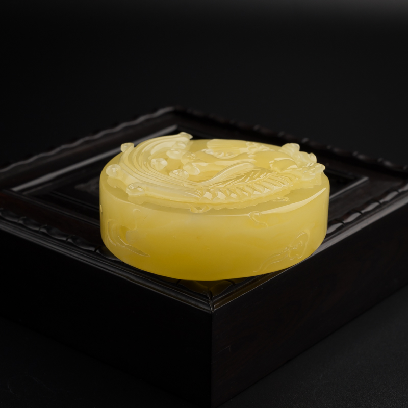 蜜蜡吊坠-红掌柜