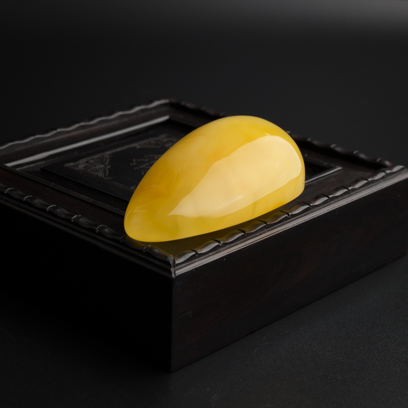 蜜蜡水滴吊坠-红掌柜