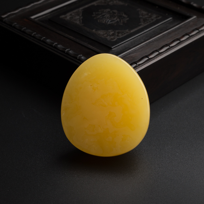 满蜜鸡油黄水滴吊坠-红掌柜