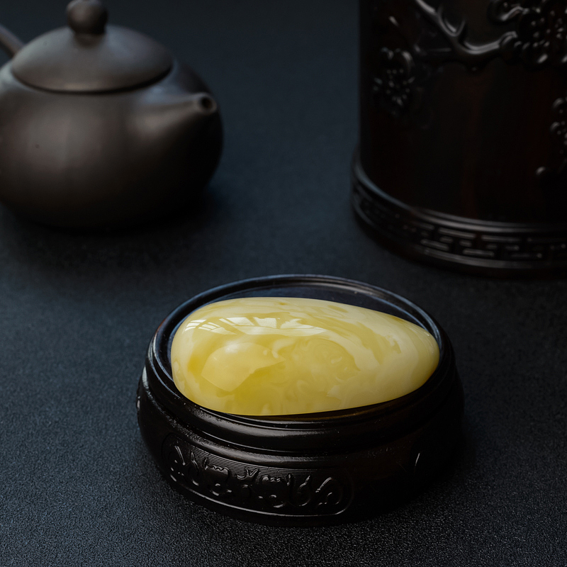 满蜜黄白蜜蜜蜡随形吊坠 - 红掌柜