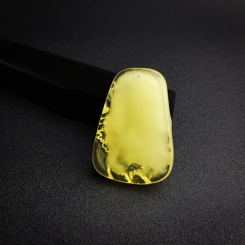 波罗的海天然金包蜜蜜蜡鱼吊坠 - 红掌柜