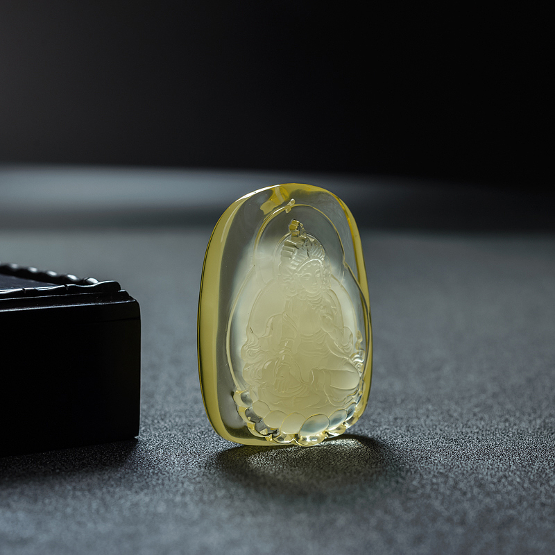 金包蜜蜜蜡度母吊坠 - 红掌柜