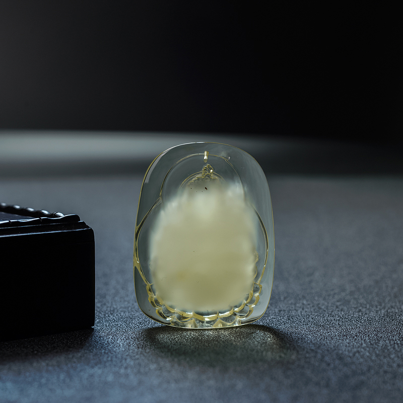 波罗的海天然金包蜜蜜蜡吊坠 - 红掌柜