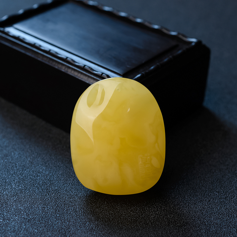 波罗的海天然满蜜蜜蜡吊坠 - 红掌柜