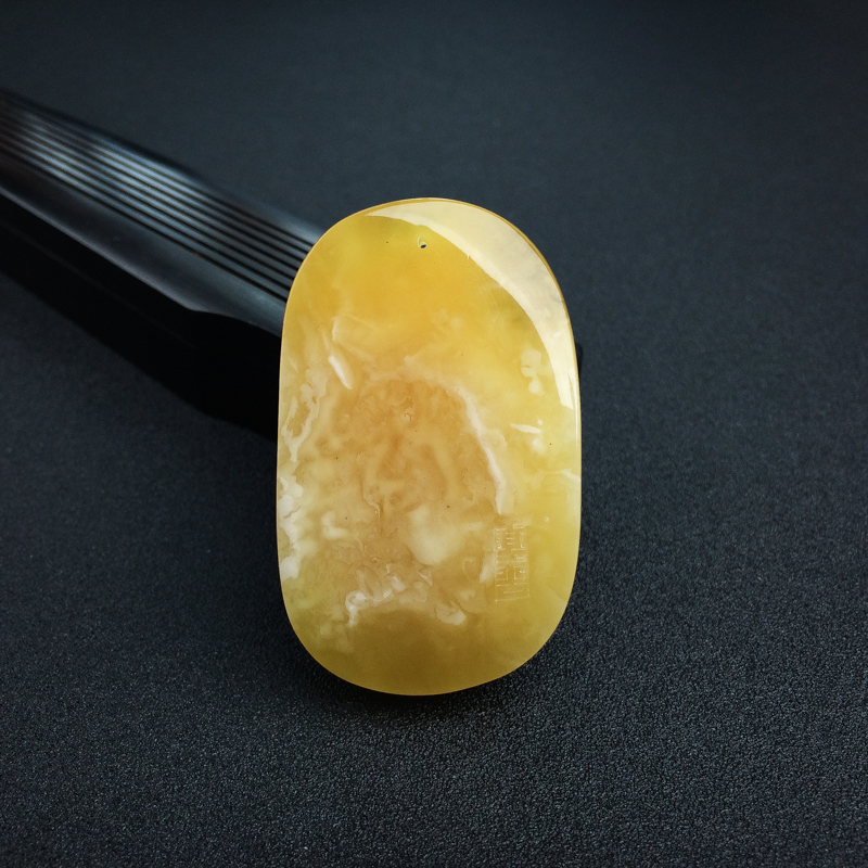 波罗的海天然白花蜜蜜蜡老子吊坠-红掌柜