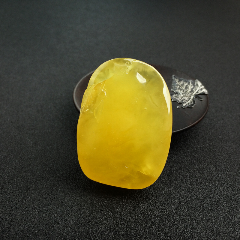 波罗的海天然蜜蜡观音吊坠-红掌柜