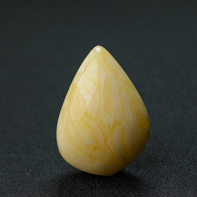 波罗的海天然白花蜜蜜蜡随形吊坠-红掌柜