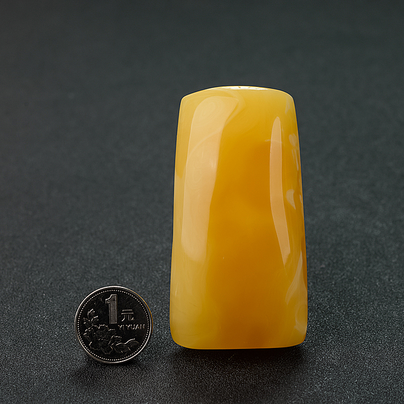 波罗的海鸡油黄蜜蜡吊坠-红掌柜