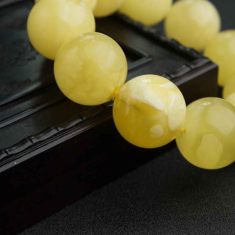 波罗的海蜜蜡手串-红掌柜