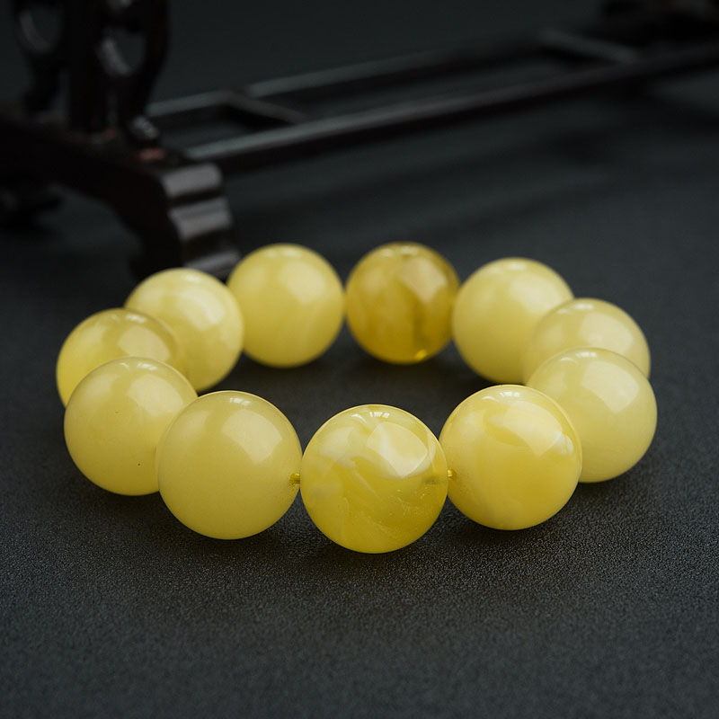 蜜蜡手串-红掌柜