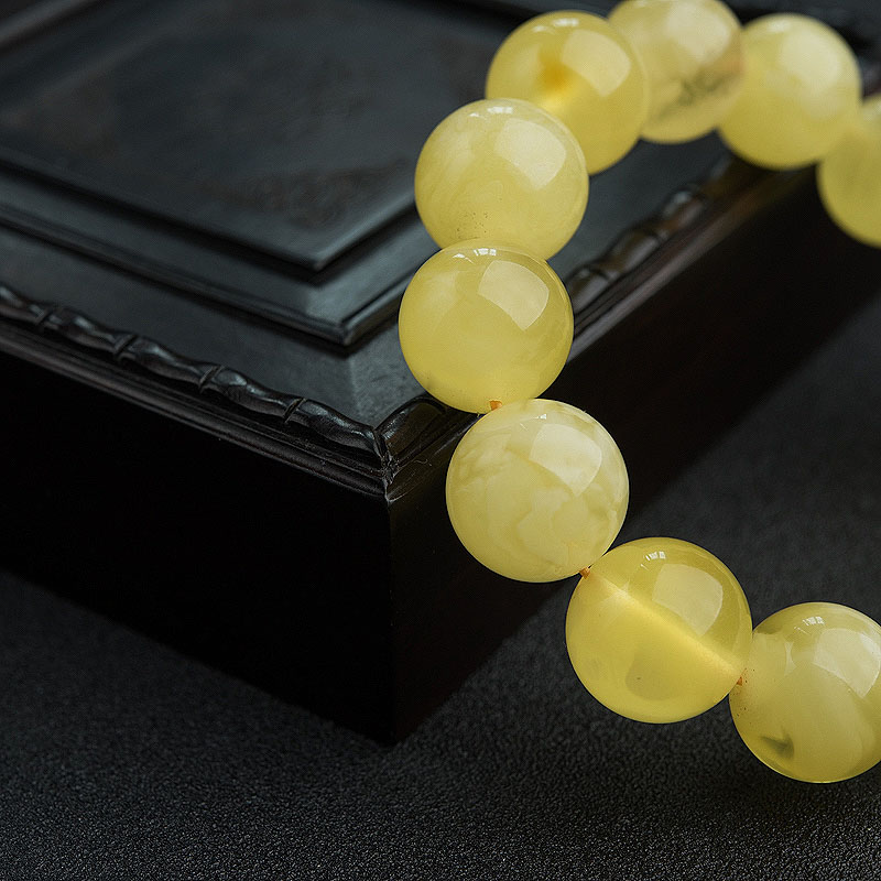 蜜蜡手串-红掌柜