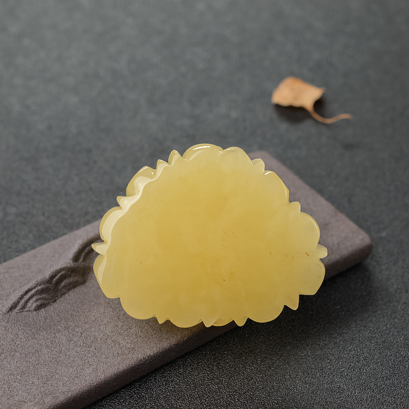 柠檬黄蜜蜡牡丹花-红掌柜