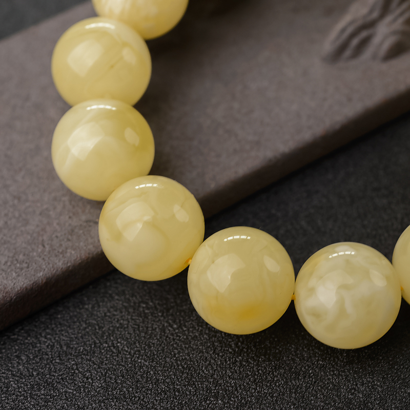 蜜蜡手串-红掌柜