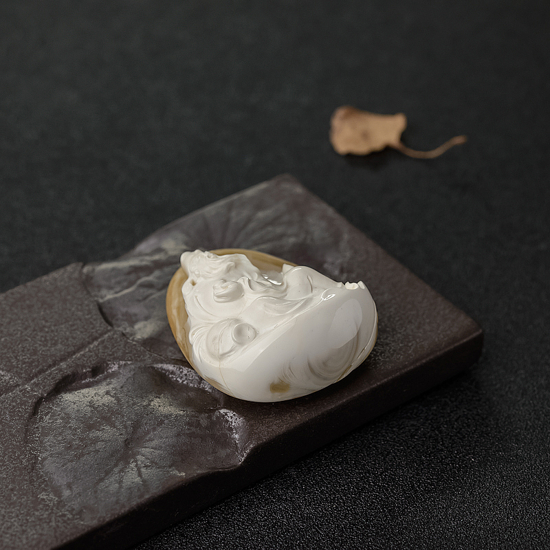 波罗的海天然白蜜吊坠-红掌柜