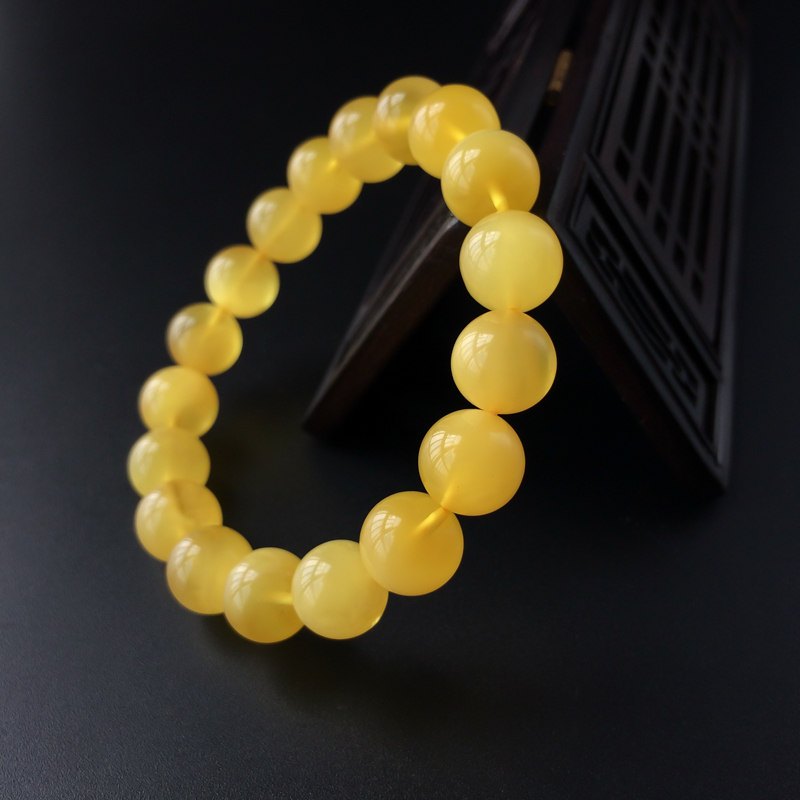 蜜蜡手串-红掌柜