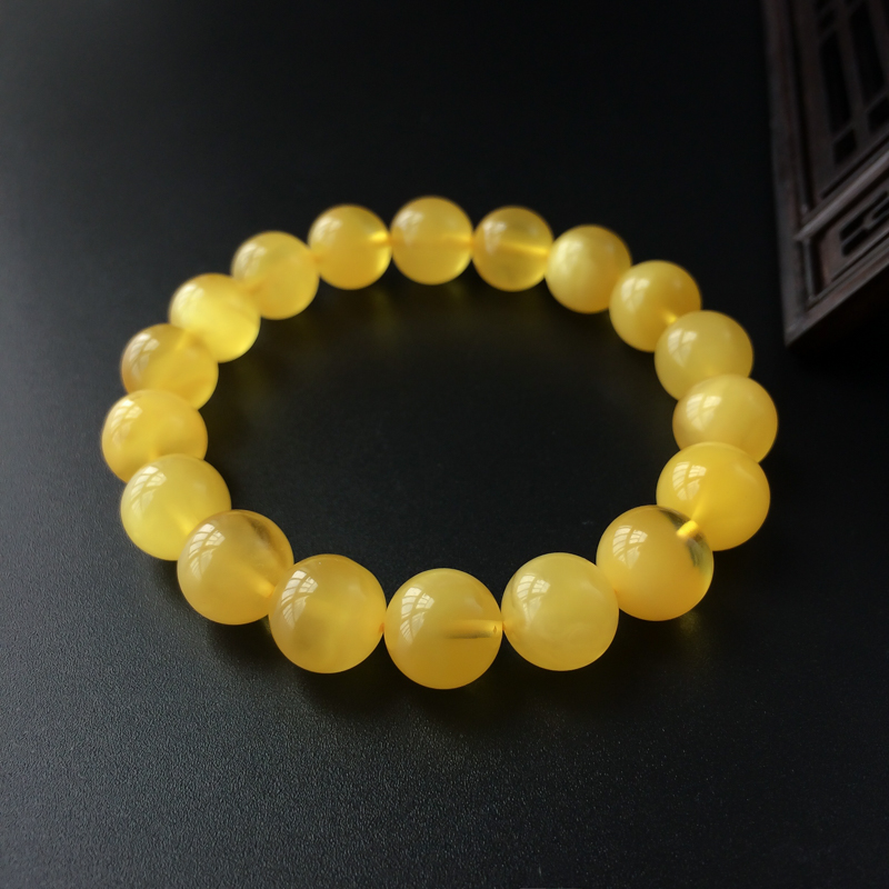 天然蜜蜡单圈-红掌柜