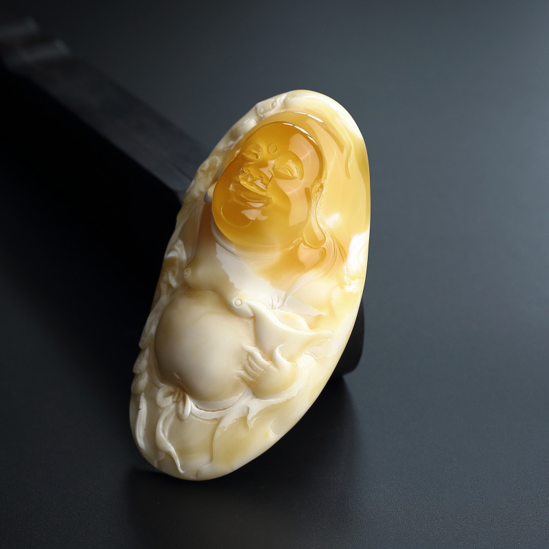 弥勒佛吊坠-红掌柜