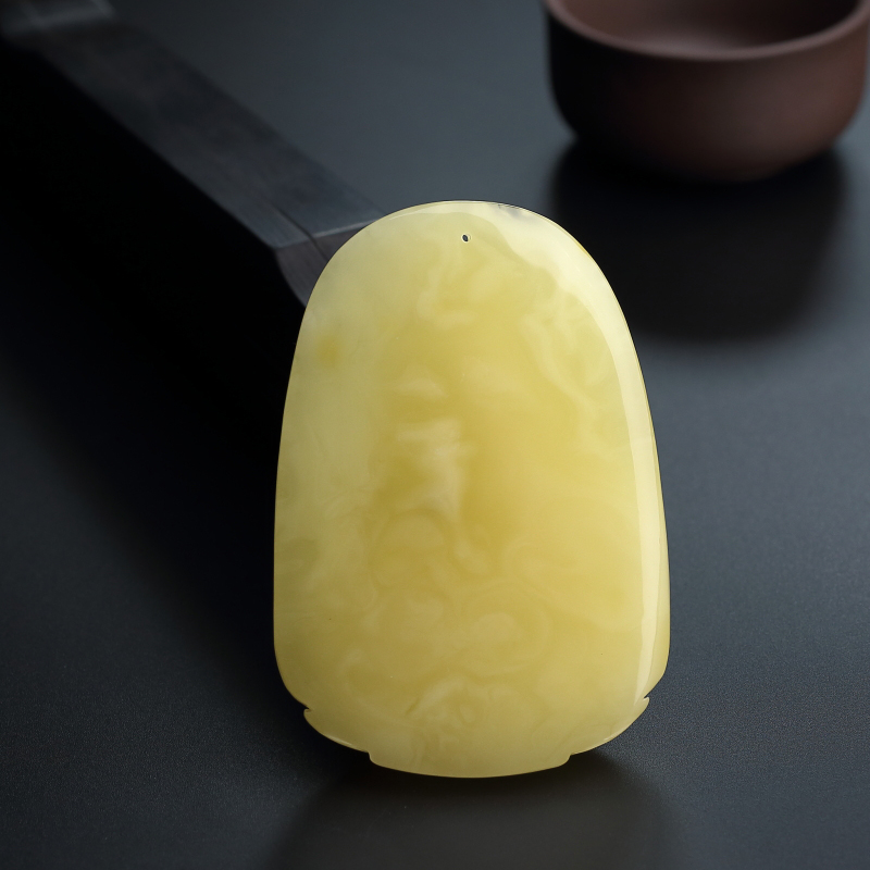 波罗的海天然蜜蜡观音吊坠-红掌柜