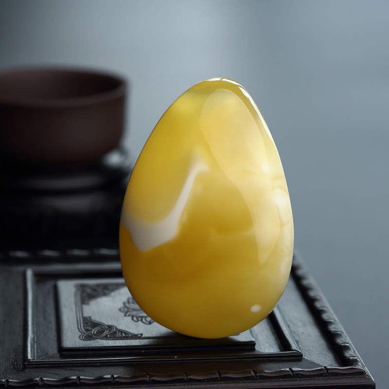 白花蜜随形吊坠 - 红掌柜