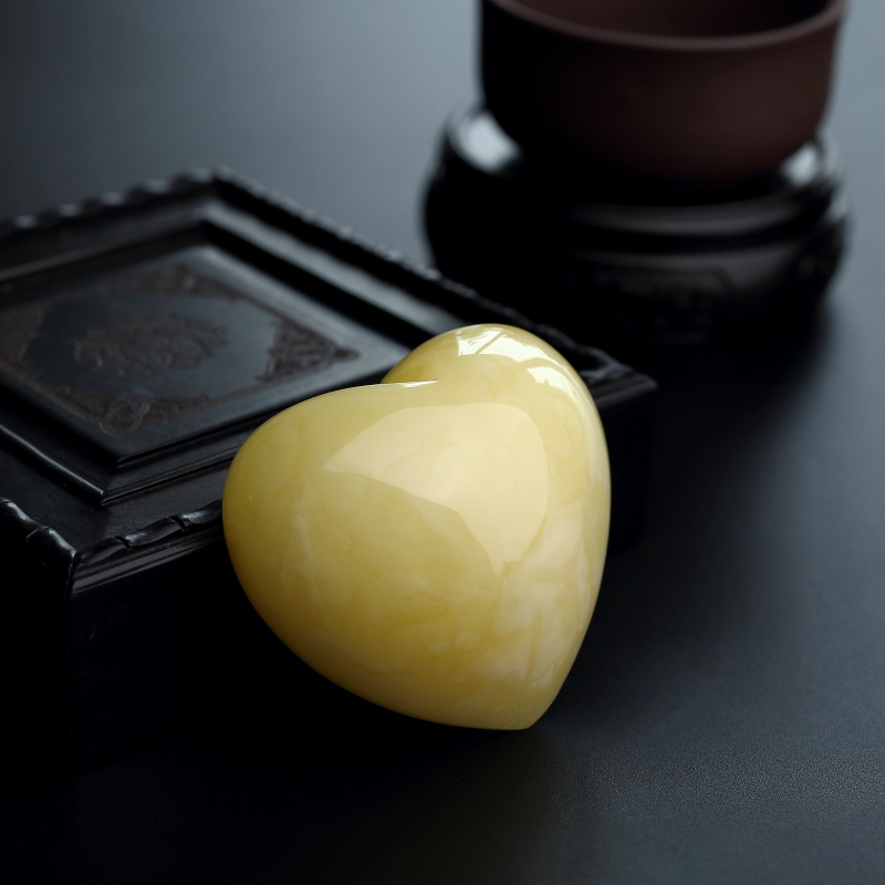 天然白花蜜随形吊坠 - 红掌柜