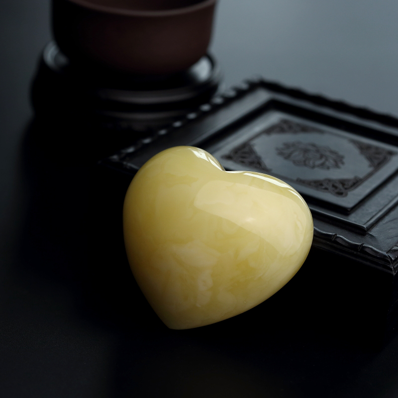 白花蜜随形吊坠 - 红掌柜