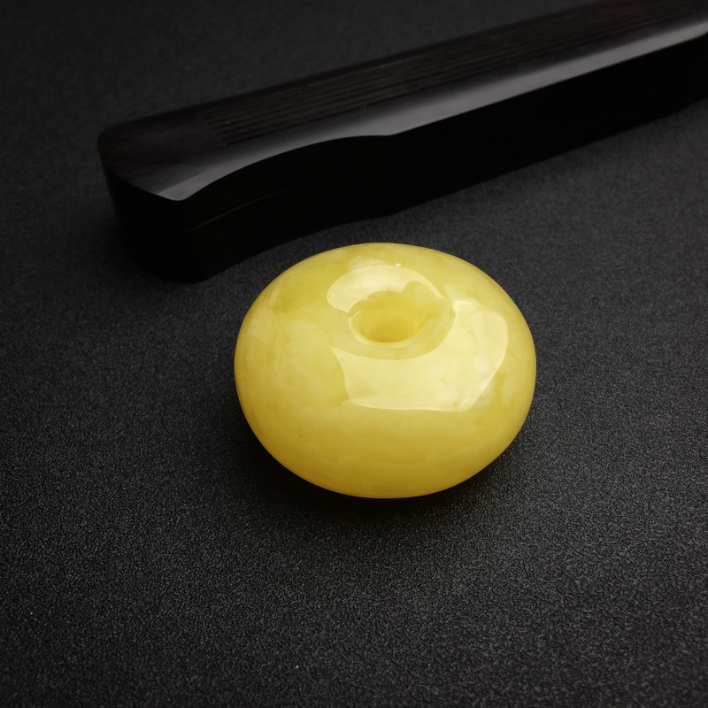 蜜蜡平安扣-红掌柜