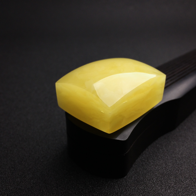 满蜜鸡油黄蜜蜡吊坠-红掌柜