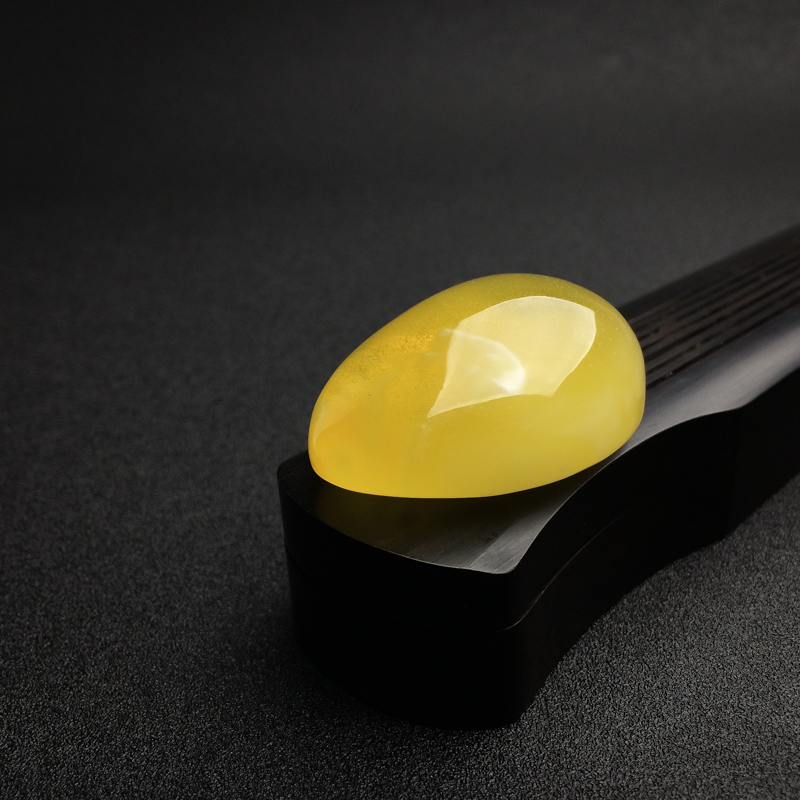 蜜蜡水滴吊坠-红掌柜