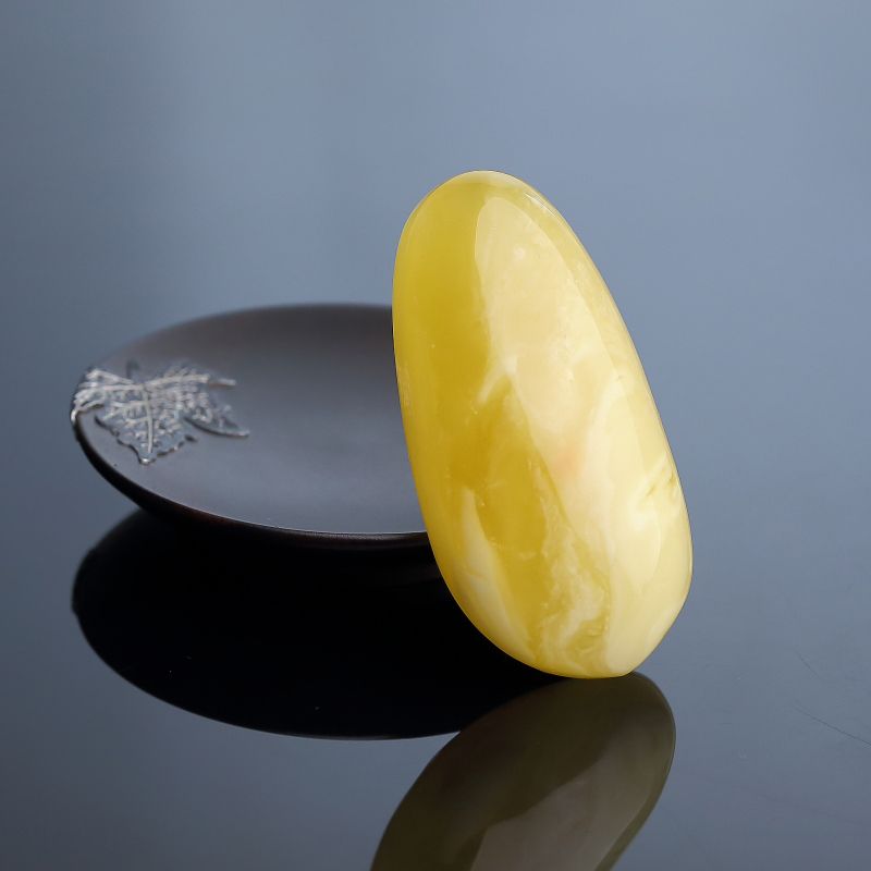 天然金绞蜜鸡油黄蜜蜡随形吊坠 - 红掌柜