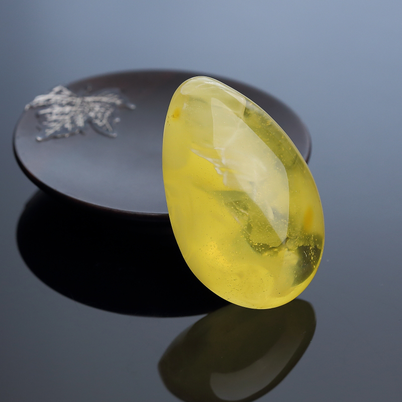 天然金绞蜜鸡油黄蜜蜡随形吊坠 - 红掌柜