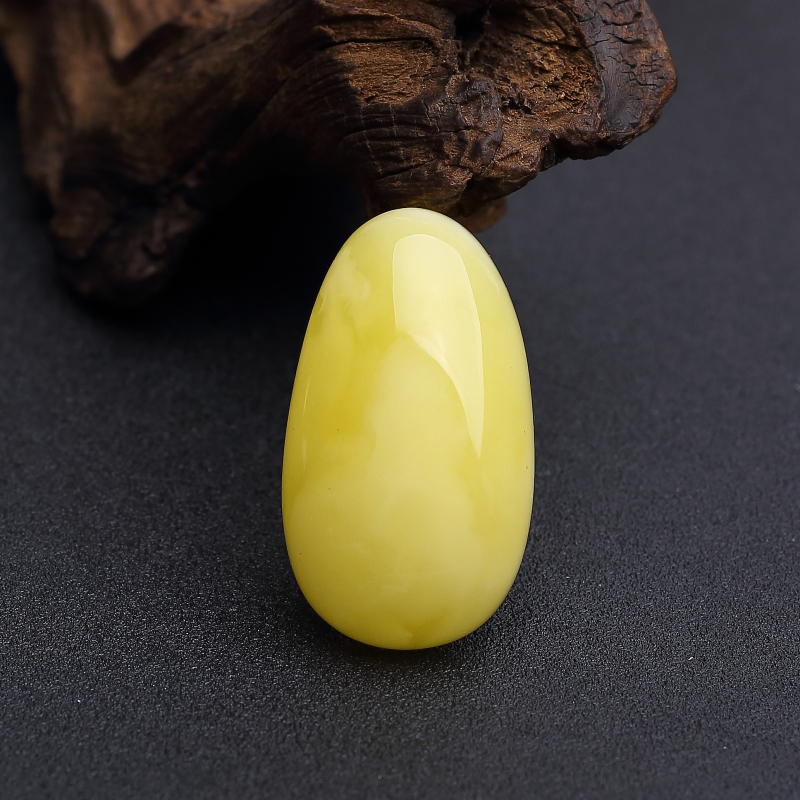 鸡油黄蜜蜡随形吊坠-红掌柜