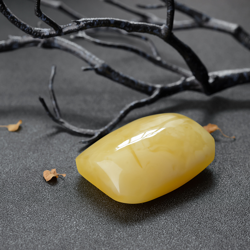 天然蜜蜡无事牌吊坠-红掌柜