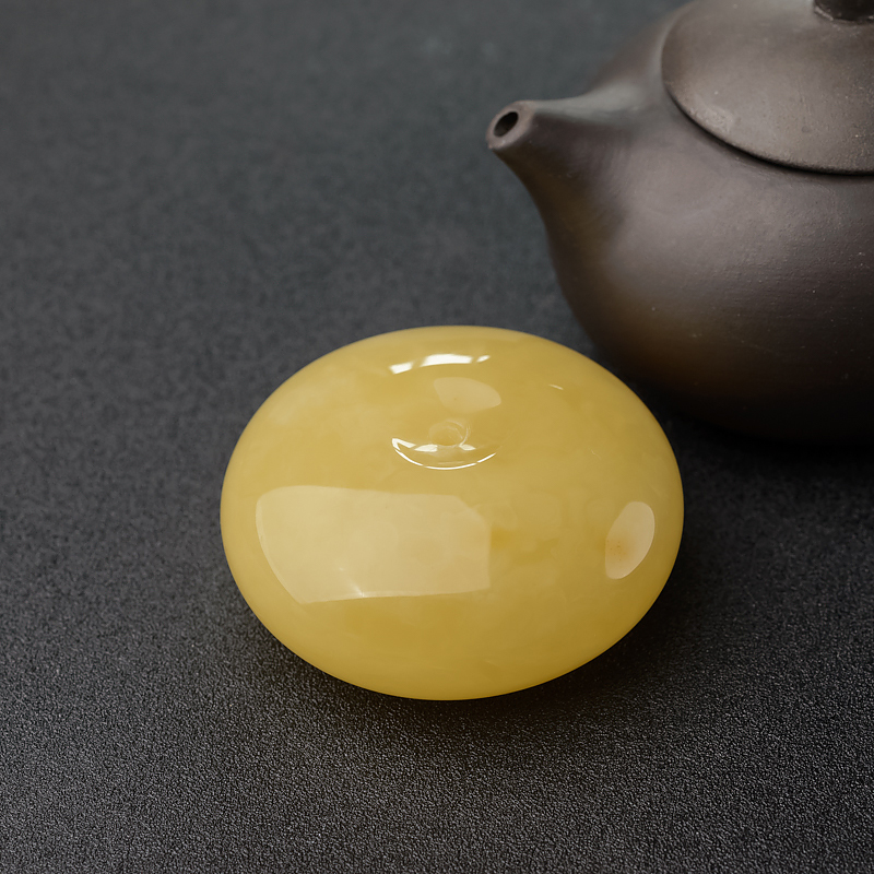 波罗的海蜜蜡平安扣吊坠-红掌柜