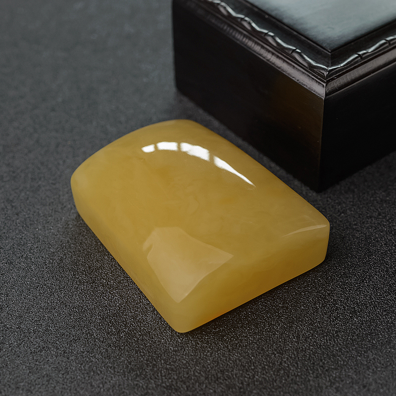 蜜蜡无事牌-红掌柜