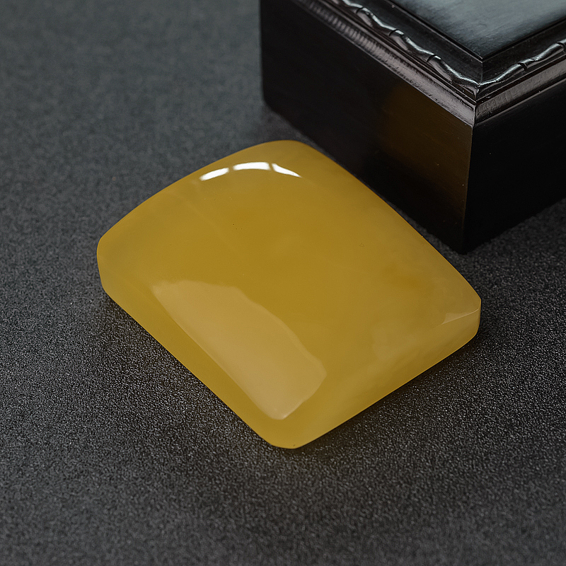 天然蜜蜡无事牌吊坠-红掌柜