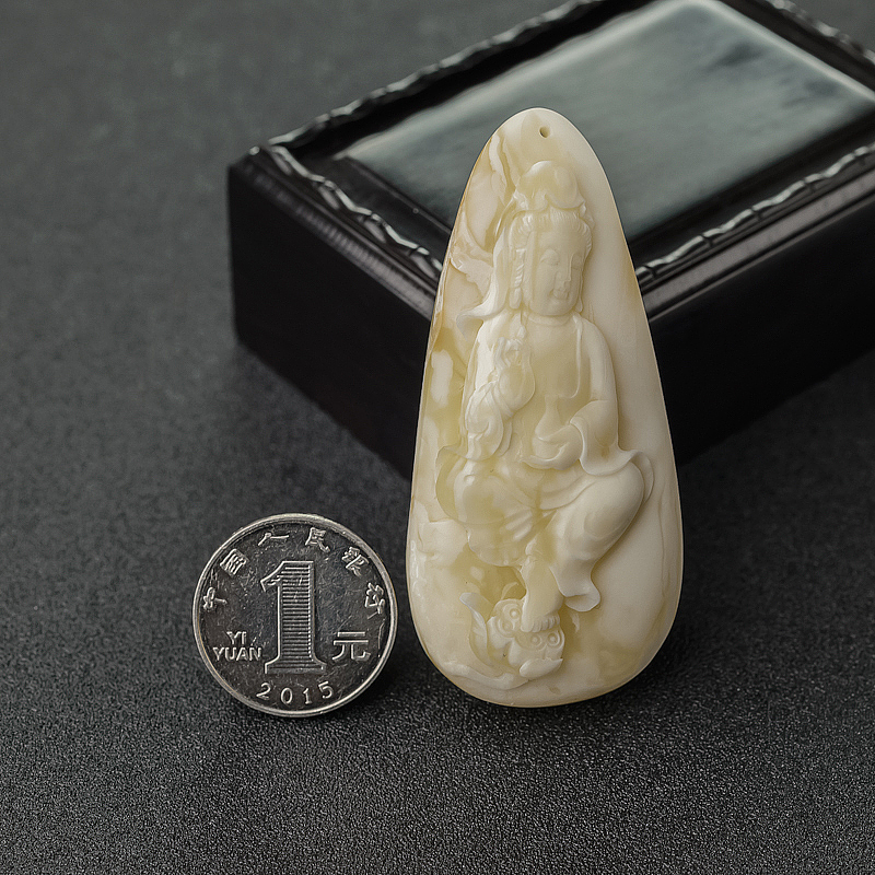 波罗的海白蜜观音吊坠-红掌柜