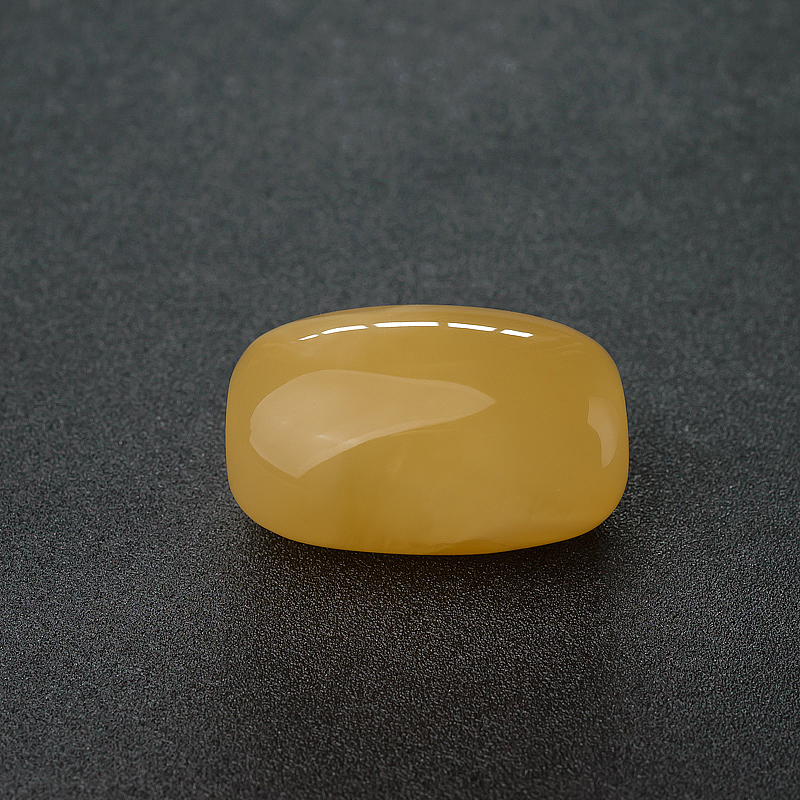 鸡油黄蜜蜡桶珠-红掌柜