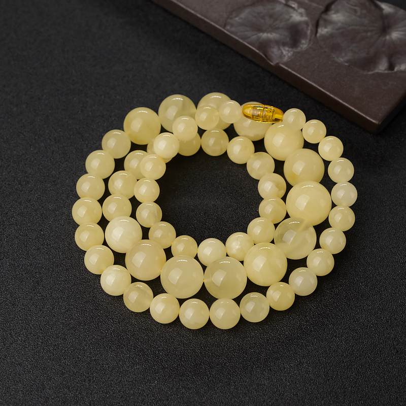 波罗的海蜜蜡塔链-红掌柜