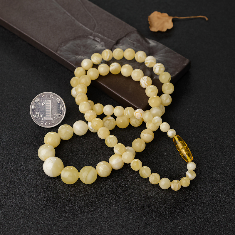 波罗的海蜜蜡塔链-红掌柜