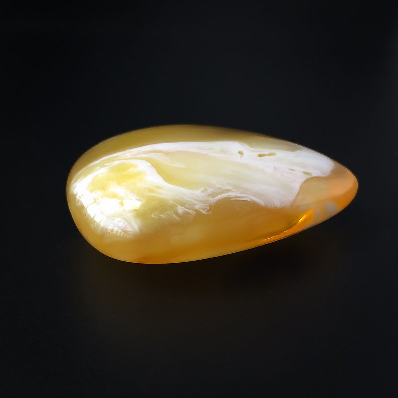 蜜蜡水滴吊坠-红掌柜