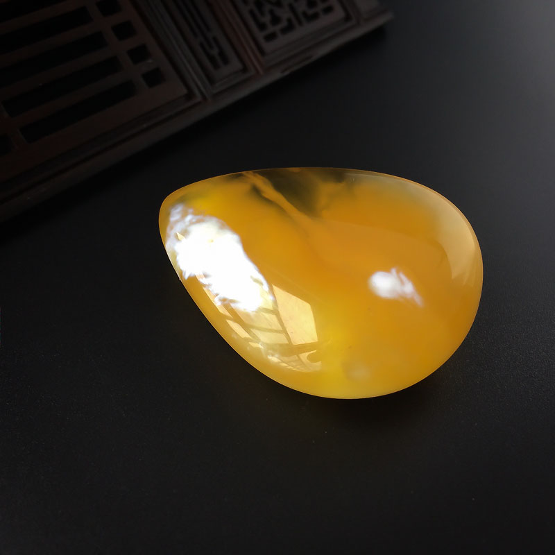 蜜蜡水滴-红掌柜