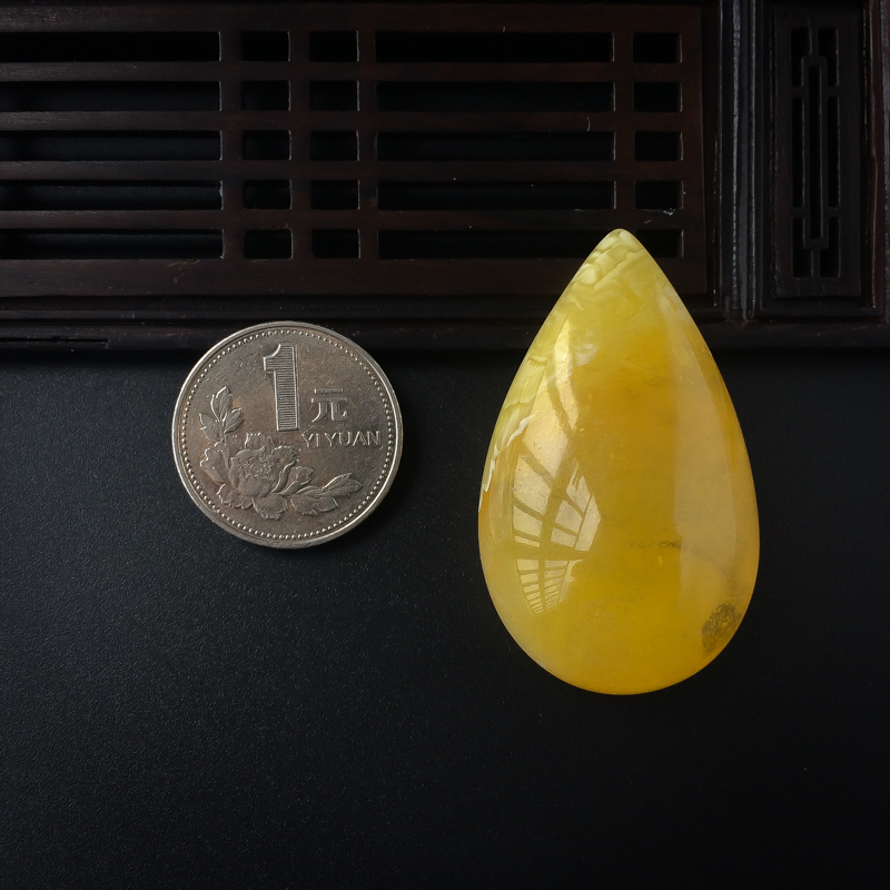 满天下蜜蜡水滴-红掌柜