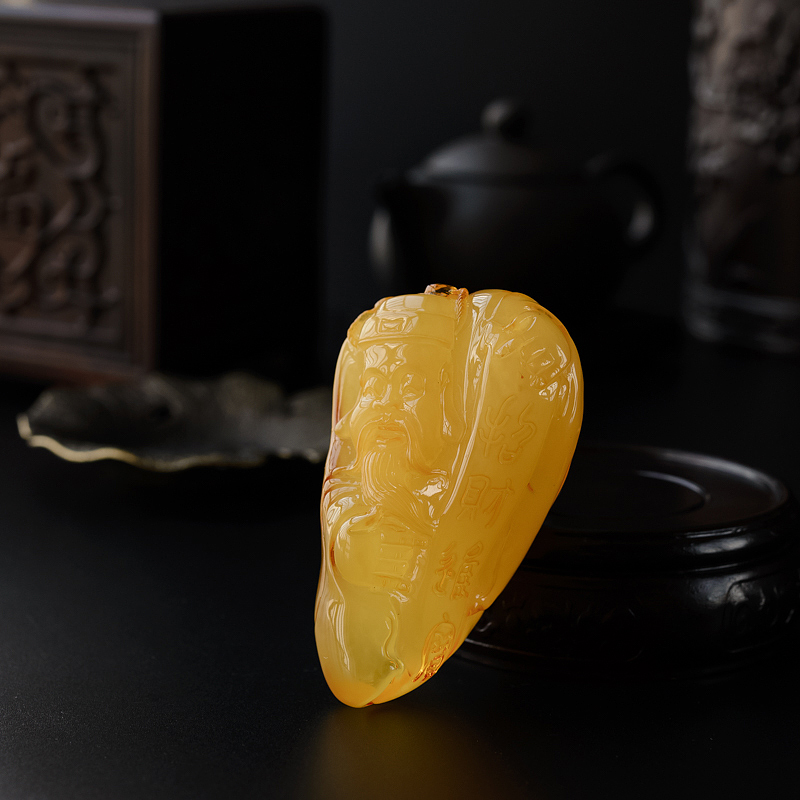 蜜蜡财神-红掌柜