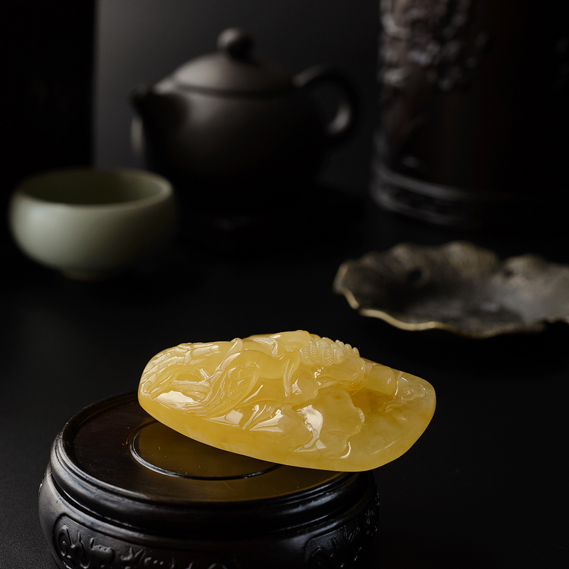鸡油黄蜜蜡-红掌柜
