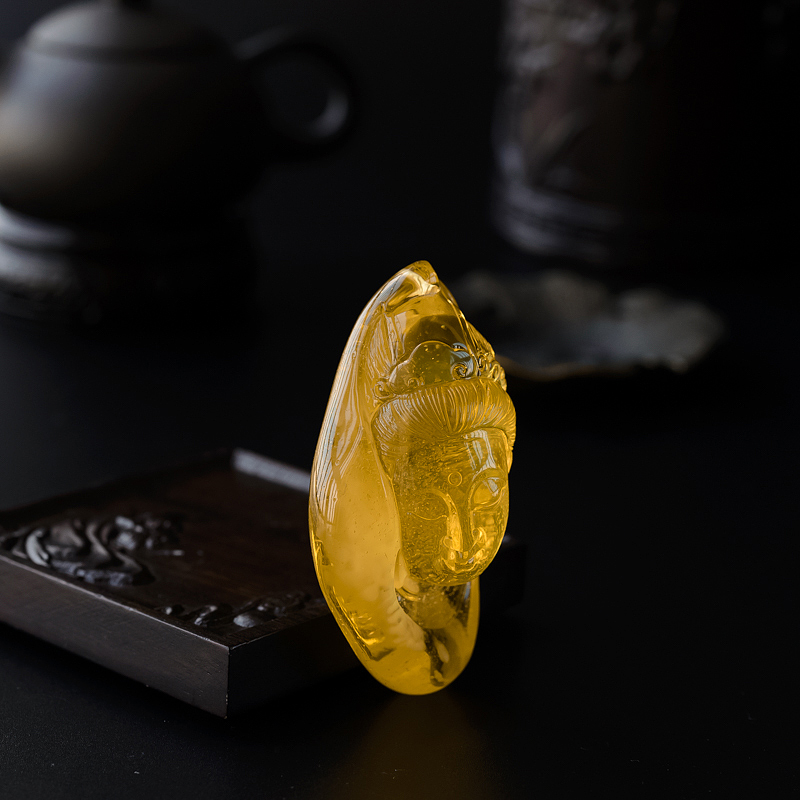 蜜蜡观音-红掌柜