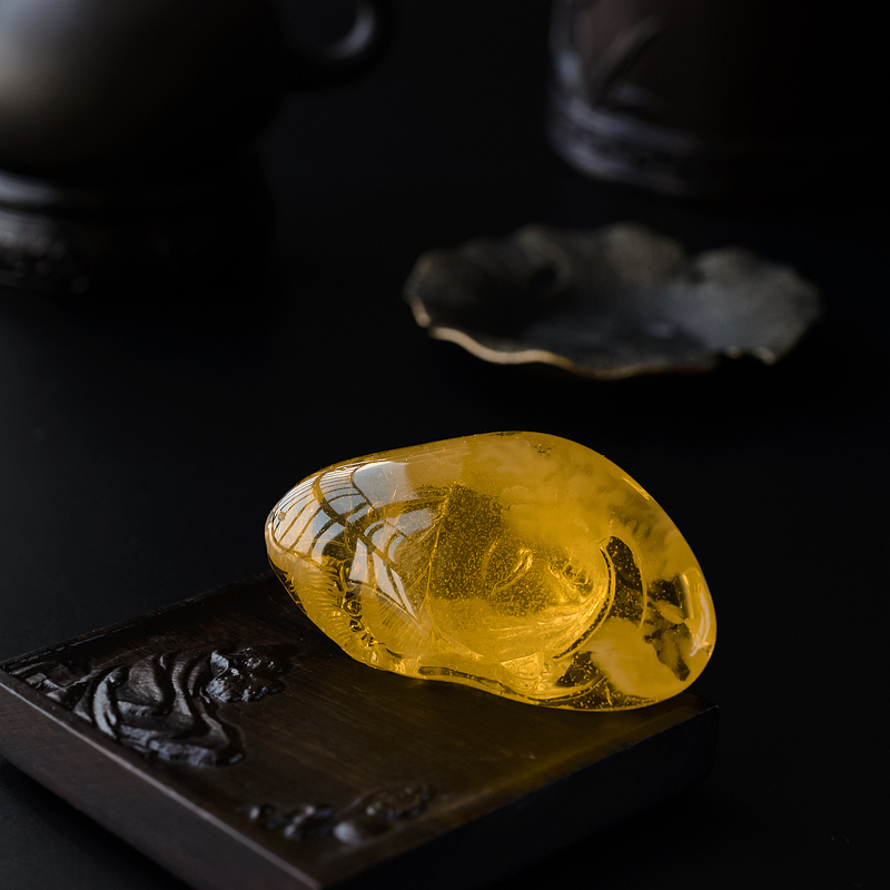 满天星蜜蜡观音-红掌柜